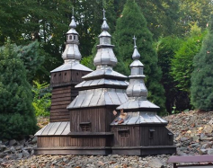 Zdjęcie przedstawia: Park Miniatur Świątyń w Myczkowcach
